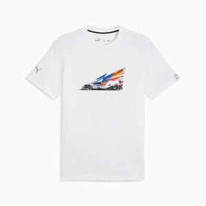 Camiseta estampada de automóvil de BMW M Motorsport para hombre, PUMA White, extralarge